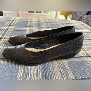Salvatore Ferragamo Black Wedges
